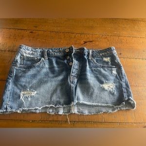 American Eagle Jean Skirt Size 12